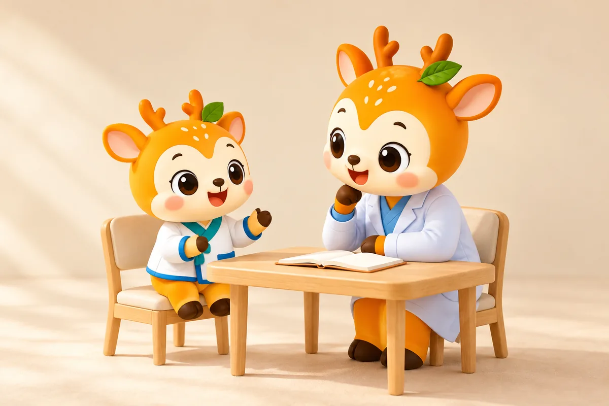 원장 직접 진료, 아이조아 캐릭터 일러스트