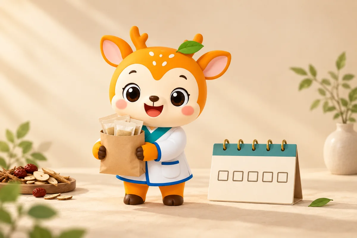 15일 단기 처방, 아이조아 캐릭터 일러스트